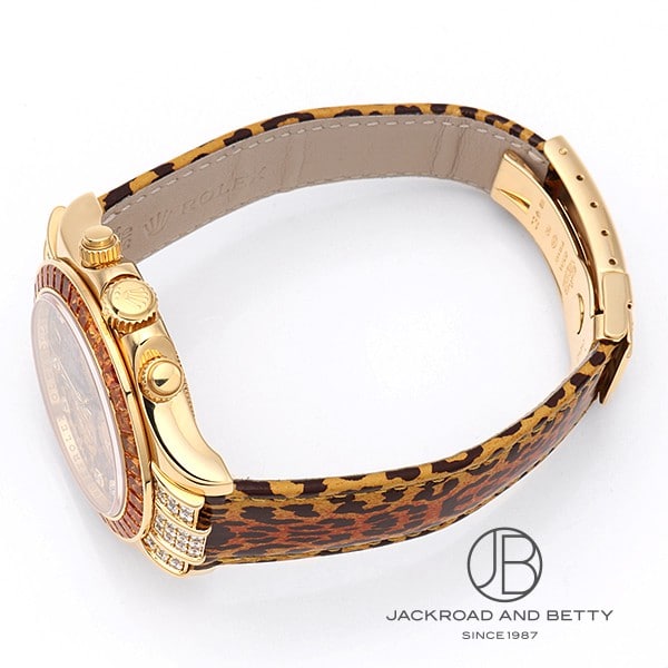 ロレックス ROLEX コスモグラフ デイトナ レパード 116598SACO 中古 時計 メンズ