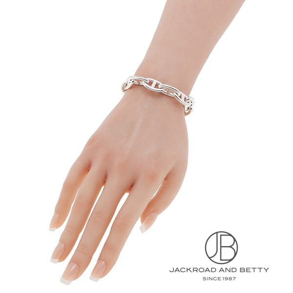エルメス HERMES シェーヌ・ダンクル ブレスレット GM 10コマ H101672B 010 中古 ジュエリー ブランドジュエリー 2