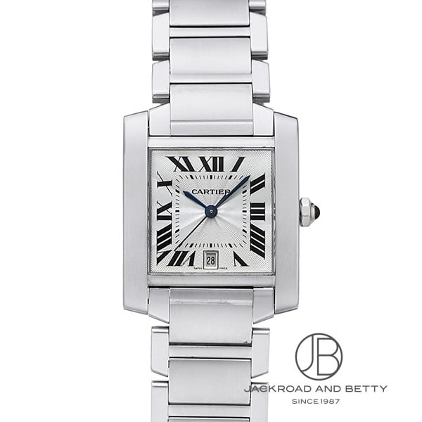 カルティエ CARTIER タンクフランセーズ LM W51002Q3 中古 時計 メンズ