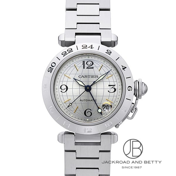 カルティエ CARTIER パシャC メリディアン GMT W31029M7 中古 時計 男女兼用