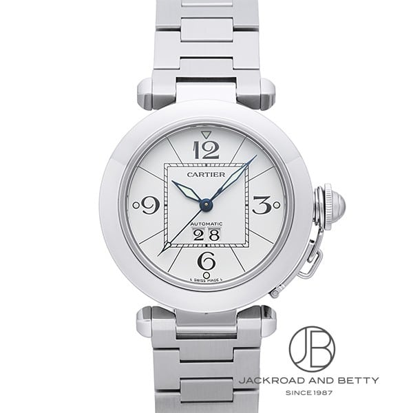 カルティエ CARTIER パシャC ビッグデイト W31055M7 中古 時計 男女兼用