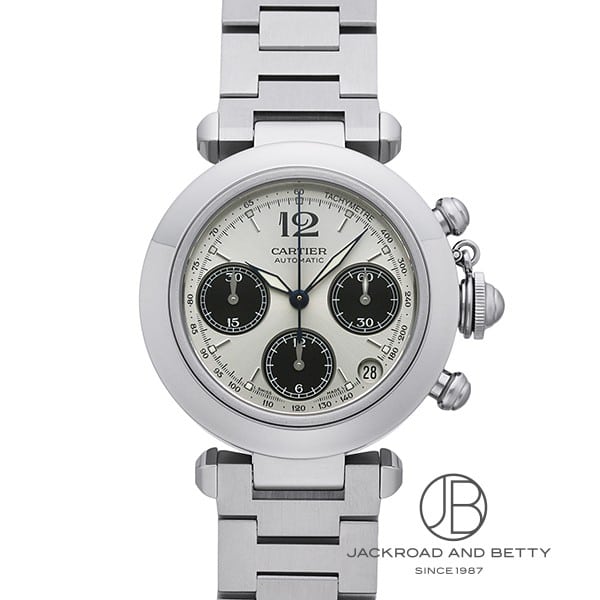 カルティエ CARTIER パシャC クロノグラフ W31048M7 中古 時計 男女兼用