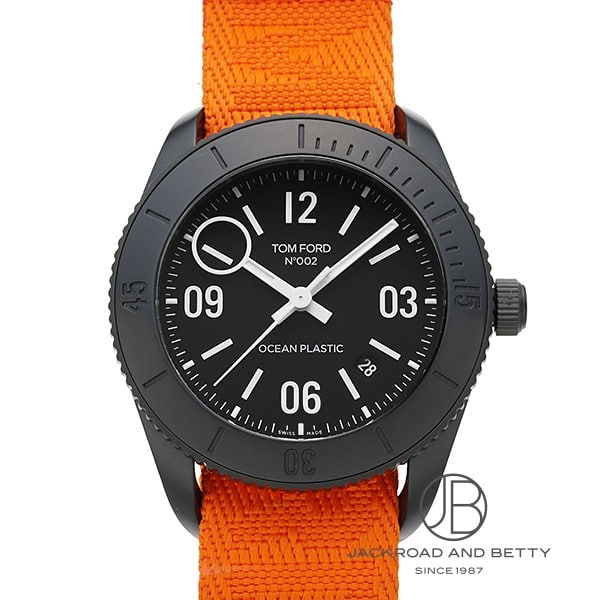 トム フォード TOM FORD N.002 オーシャン プラスティック スポーツ TFT002 035 中古 時計 メンズ