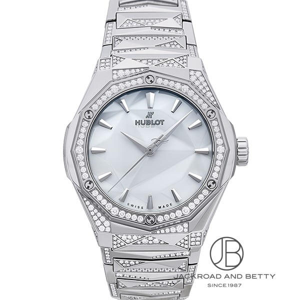 HUBLOT - ウブロ HUBLOT クラシック・フュージョン オーリンスキー ブレスレット チタニウム ホワイト 550.NS.2200.NS.3804.ORL22 中古 時計 男女兼用