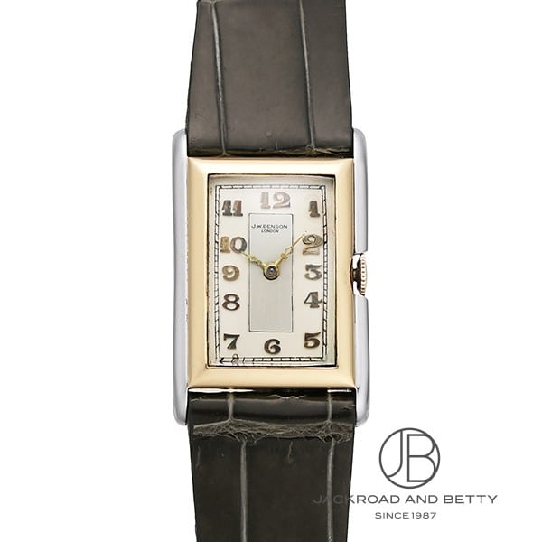 J.Wベンソン J.W.BENSON スクエア ヴィンテージ 時計 メンズ