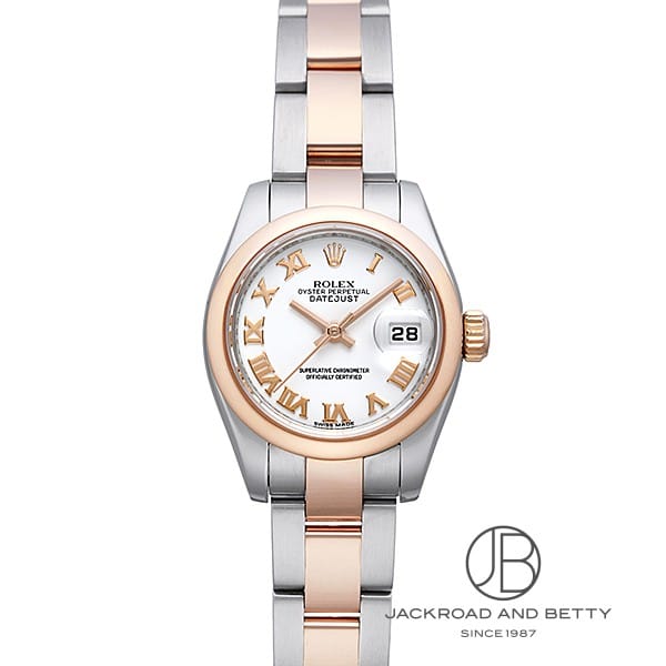 [商品ID：6149985] &nbsp;PRODUCT&nbsp;&nbsp;-&nbsp;商品名&nbsp;- BRANDブランド ロレックスROLEX MODELモデル デイトジャスト 26Datejust 26 REFERENCE型番 179161 &nbsp;DETAILS&nbsp;&nbsp;-&nbsp;商品詳細&nbsp;- ケース径26mm　生産終了モデル　18Kエバーローズゴールドとステンレスを素材に使用　3列のオイスターブレス &nbsp;SPEC&nbsp;&nbsp;-&nbsp;商品スペック&nbsp;- 保証 ： 当店オリジナル保証1年 状態 ： 中古 サイズ ： レディース ケース径 ： 26 mm ムーブメント / キャリバー ： 自動巻き / 2235 製造年 ： 2008 防水性能 ： 100m防水 仕様 ： 日付表示3針 付属品 ： メーカー純正BOX無し国際保証書無し ケース素材 ： (ゴールド：18K)ステンレススチール/エバーローズゴールド ベルト素材 ： (ゴールド：18K)ステンレススチール/エバーローズゴールド ベルトタイプ / サイズ ： ブレス 文字盤カラー ： ホワイト 文字盤タイプ ： なし