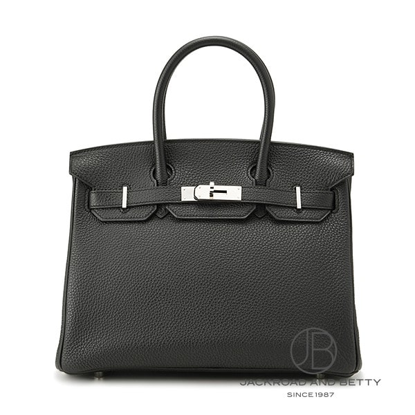 HERMES - エルメス HERMES バーキン30 ノワール ブラック 黒 H030520CK 89 中古 バッグ/財布/小物