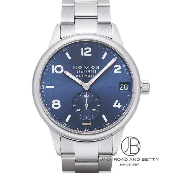 ノモス NOMOS クラブ ネオマティック 42 ブルー 782 中古 時計 男女兼用