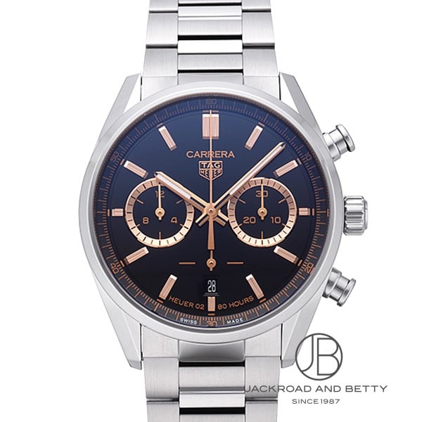 タグ・ホイヤー TAG HEUER カレラ キャリバー02 クロノグラフ ジャパンリミテッド CBN2019.BA0642 中古 時計 メンズ