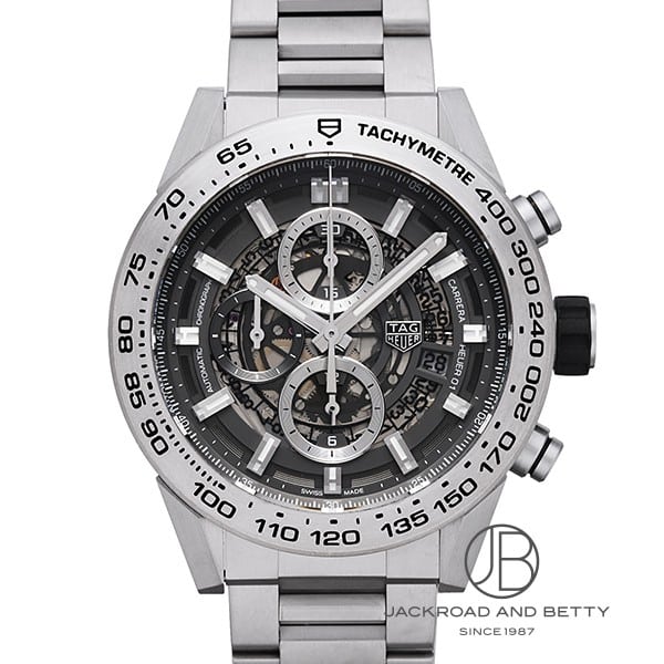 タグ・ホイヤー TAG HEUER カレラ キャリバーホイヤー01 クロノグラフ グレーファントム CAR2A8A.BF0707 中古 時計 メンズ