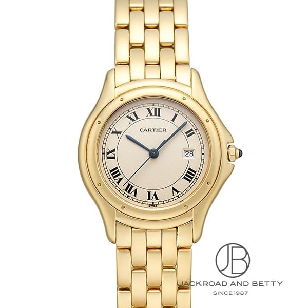 カルティエ CARTIER クーガー W25013B9 中古 時計 レディース