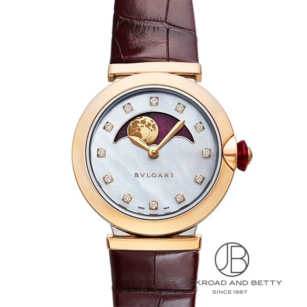 ブルガリ BVLGARI ルチェア ムーンフェイズ 102695 中古 時計 レディース