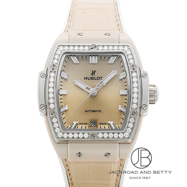 Rakuten - ウブロ HUBLOT スピリット オブ ビッグ・バン ベージュセラミック チタニウム ダイヤモンド 665.CZ.891B.LR.1204 中古 時計 男女兼用