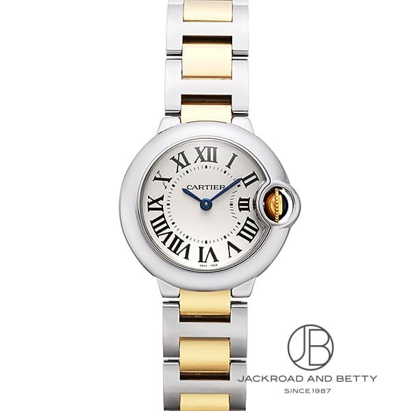 カルティエ CARTIER バロンブルー 28mm W69007Z3 中古 時計 レディース