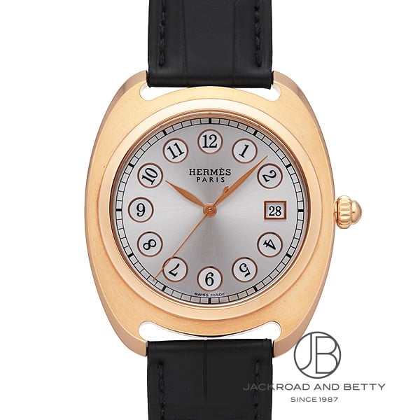 エルメス HERMES ドレサージュ DR1.770 中古 時計 メンズ