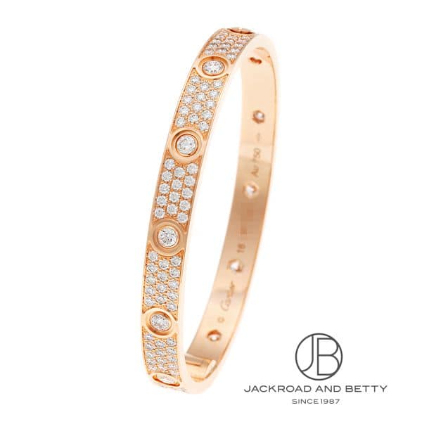 Rakuten - カルティエ CARTIER ラブブレスレット クラシックモデル パヴェダイヤ 16 N6727216 中古 ジュエリー ブランドジュエリー
