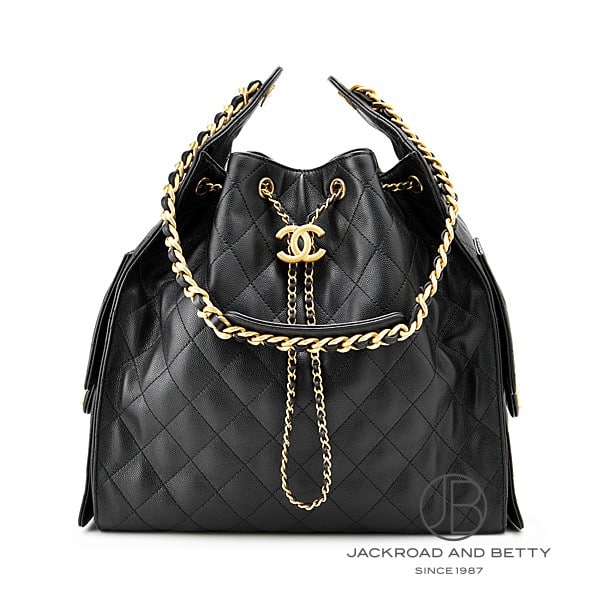 Rakuten - シャネル CHANEL CHANEL 25 ミディアム ハンドバッグ ブラック 黒 AS5311 B20304 94305 中古 バッグ/財布/小物