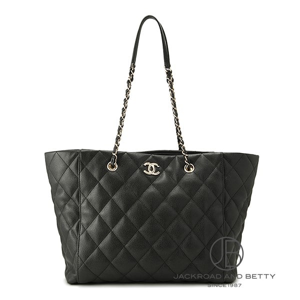 Chanel Matelassé Tote Bag, Black, AS3818, Used, Bag/Wallet/Accessories