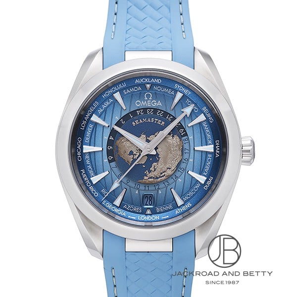 オメガ OMEGA シーマスター アクアテラ 150M ワールドタイマー 220.12.43.22.03.002 中古 時計 メンズ