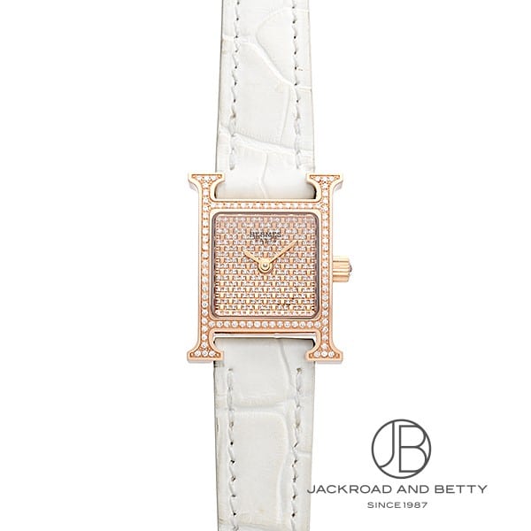 エルメス HERMES Hウォッチ ミニ 21mm W054606WW00 中古 時計 レディース