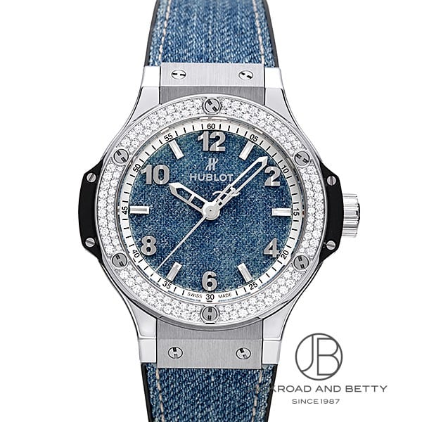 ウブロ HUBLOT ビッグ・バン ジーンズ ダイヤモンド 361.SX.2710.NR.1104.JEANS 中古 時計 レディース