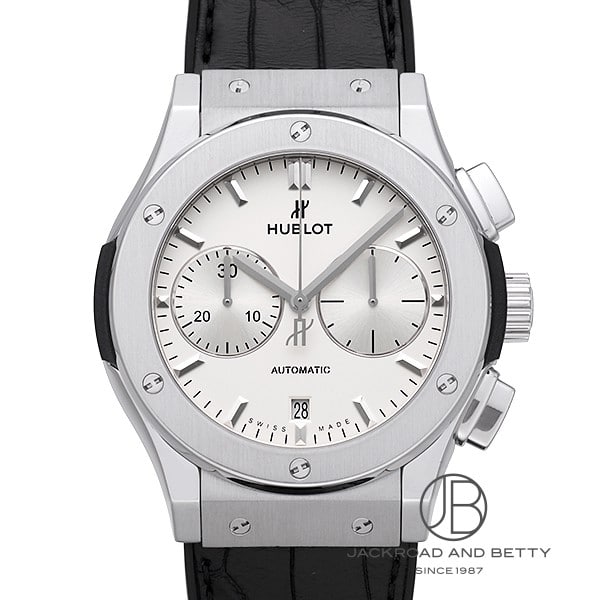 ウブロ HUBLOT クラシック・フュージョン チタニウム クロノグラフ オパリン 521.NX.2611.LR 中古 時計 メンズ