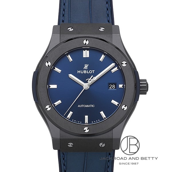 ウブロ HUBLOT クラシック・フュージョン セラミック ブルー 542.CM.7170.LR 中古 時計 メンズ