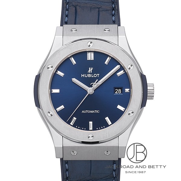 ウブロ HUBLOT クラシック・フュージョン チタニウム ブルー 542.NX.7170.LR 中古 時計 メンズ