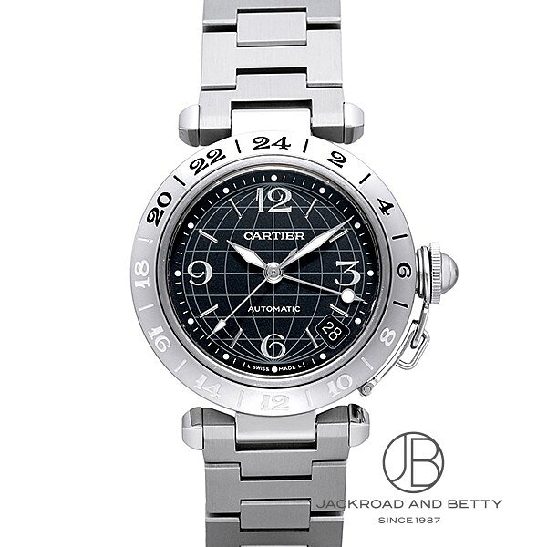 カルティエ CARTIER パシャC GMT W31079M7 中古 時計 男女兼用