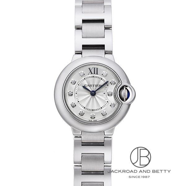 カルティエ CARTIER バロンブルー 28mm WE902073 中古 時計 レディース