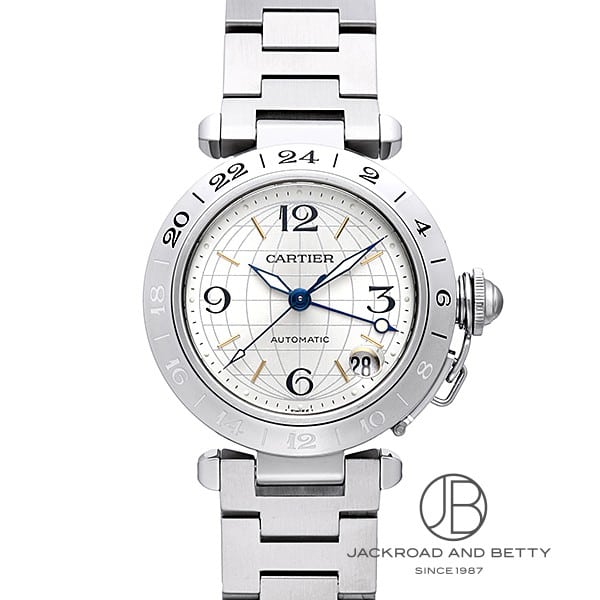 カルティエ CARTIER パシャC メリディアン GMT W31029M7 中古 時計 男女兼用