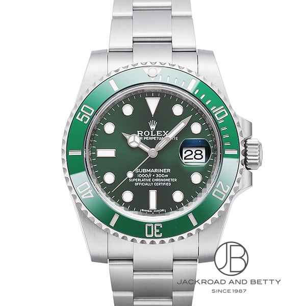 ロレックス ROLEX グリーン サブマリーナー デイト 116610LV 中古 時計 メンズ