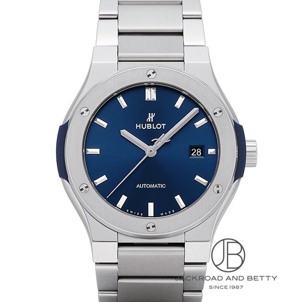 ウブロ HUBLOT クラシック・フュージョン チタニウム ブルー 548.NX.7170.NX 中古 時計 メンズ