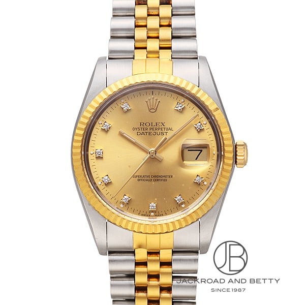 ロレックス ROLEX デイトジャスト 10Pダイヤ 16013G ヴィンテージ 時計 メンズ