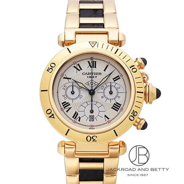 カルティエ CARTIER パシャ 38mm クロノグラフ W30X7651 中古 時計 メンズ