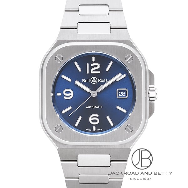 ベル&ロス BELL&ROSS BR05 ブルースティール BR05A-BLU-ST/SST 中古 時計 メンズ