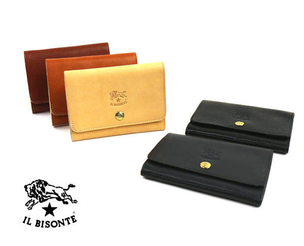 IL BISONTE(イルビゾンテ)レザー 二つ折り 財布・5432300240-0062202(レディース)(1F)