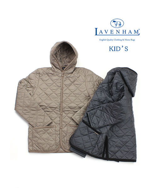 【30%OFF】ラベンハム LAVENHAM キッズ 100cm 110cm ラブンスター フード付き キルティングジャケット ネイランド NAYLAND outlet ・NAYLAND-0221902(レディース)(JP)