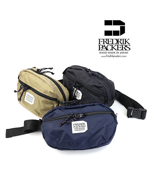 フレドリックパッカーズ(FREDRIK PACKERS)オックスフォードナイロン ウエストバック ボディバッグ 210D ELLIPSE HIP PACK・210D-ELLIPSE-3412001(メール便可能商品)[M便 5/5](メンズ)(レディース)(■■)