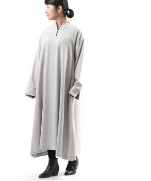 【ポイント20倍!】ケレン(kelen)レーヨン混 Aライン スキッパー ロングワンピース フレアワンピース Reen ・LKL20WOP1-1572002【レディース】
