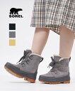 【ポイント10倍】ソレル SOREL スエードレザー レースアップ ショートブーツ スノーブーツ ウィンターブーツ 防水 ティボリ4 TIVOLI 4 WP・N...