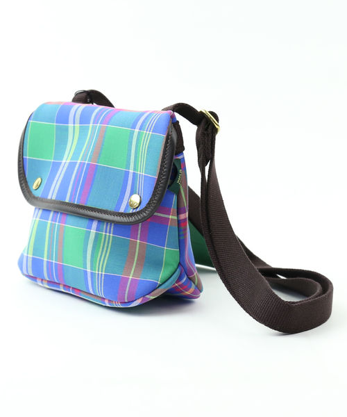 ブレディ(Brady)コットンキャンバス マドラスチェック ショルダーバッグ AVON MINI エイボンミニ・AVON-MINI-C-0322101(レディース)(JP)