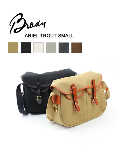 ブレディ Brady コットンキャンバス ショルダーバッグ ARIEL TROUT SMALL アリエルトラウト スモール・ARIEL-TROUT-0322202(メンズ)(レディース)(クーポン対象外)