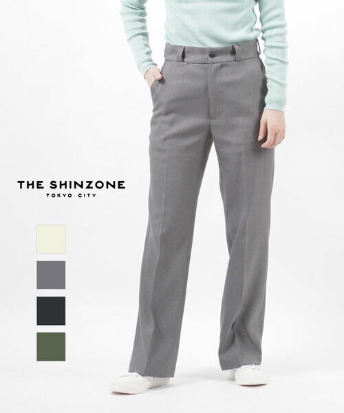 楽天JACQUEMART【5/16 1:59までポイント11倍】ザ シンゾーン パンツ センタープレス THE SHINZONE センタープレス スラックスパンツ ホワイト ブラック グレー カーキ XS S M L XL XXLCENTER PRESS PANTS かわいい おしゃれ ・17SMSPA16-4432401（レディース）