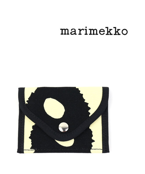 【5/20限定ポイント10倍】マリメッコ marimekko コットンキャンバス ウニッコ柄 小物入れ パスケース JUOLUKKA PIENI UNIKKO・52223290568-0062201(メール便可能商品)[M便 1/5](レディース)