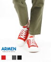 【5/15限定10%クーポン&ポイント10倍】(C-4)(アーメン ARMEN) コットンキャンバス ローカットスニーカー キャンバススニーカー シューズ 靴・...