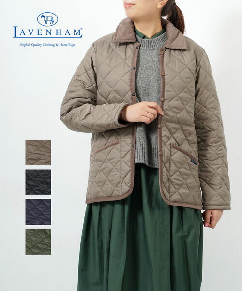 ラベンハム ラベンハム LAVENHAM キルティング ジャケット レイドン RAYDON レディース シャツカラー ラブンスター スリムフィット 上品・SLJ1245-3872302(レディース)