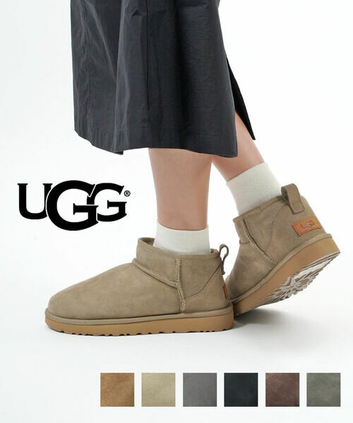 【5/16 1:59までポイント10倍】アグ UGG ムートンブーツ ブーツ クラシック ミニ ショートブーツ ショート丈 シープスキン かわいい あったか 防寒 人気 定番 ・1116109-2542302(レディース)(sg)