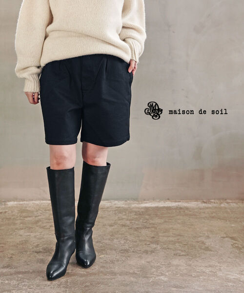 メゾン ド ソイル maison de SOIL コットン ショートパンツ GNMDS1601C-0341601(レディース)