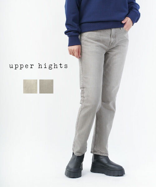 【20%OFF】アッパーハイツ upper hights コットンデニム スリムストレート デニムパンツ ジーンズ THE LIPSTICK リップスティック・18M245-2942102(レディース)のサムネイル